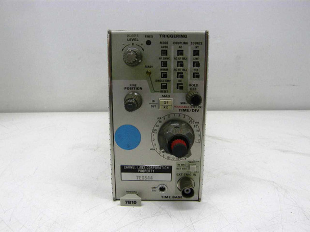 Tektronix 7B10 Time Base - Triggering Oscilloscope Plug-In