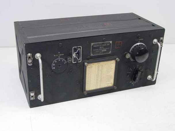 Signal Corps/General Electric TU-7-B Transmitter Tuning Unit 4500-6200 Kilocycles