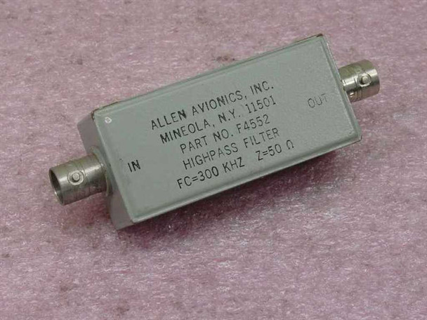 Allen Avionics Inc. F4552 Highpass Filter