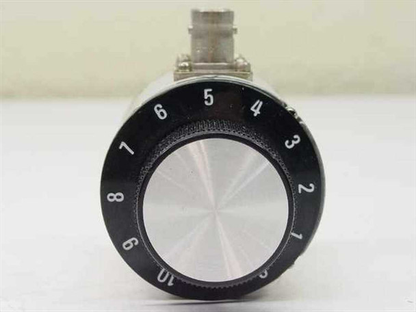 Wavetek 5010 Attenuator – front-on view of rotary dial face with numbered scale 0 through 10