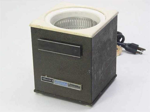 Lab-Tek Tissue-Tek II Model 4613 Vacuum Infiltrator — front-left view showing open top chamber with aluminum basket, Tissue-Tek II nameplate on front, and power cord