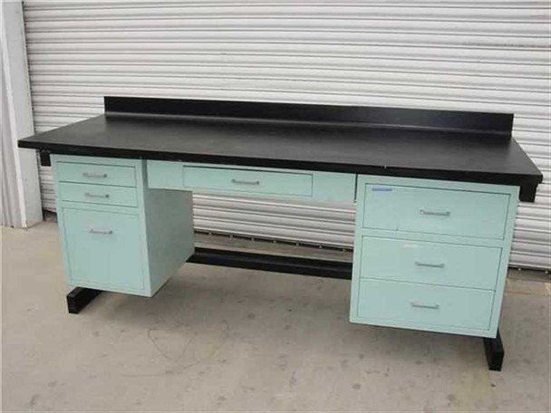 Laboratory 7 Drawer 7' Medical Lab Bench Workstation Desk with Surface