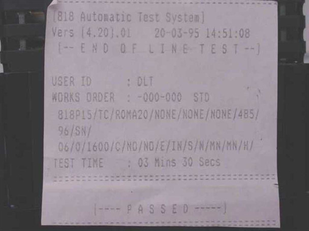 Eurotherm 818P15 Temperature Controller As Is