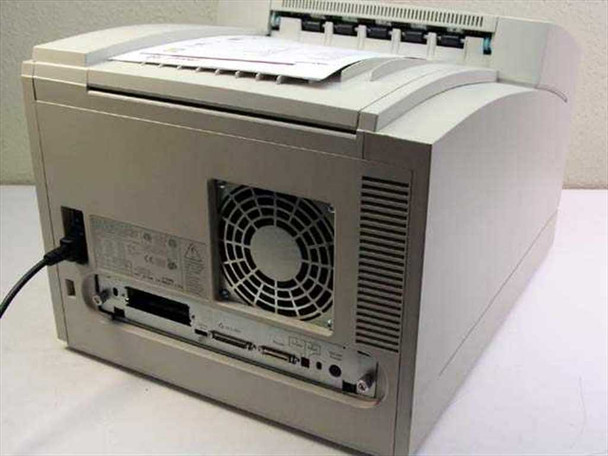 Tektronix Phaser 350 Z350 – rear view showing large cooling fan, power cord, and interface panel