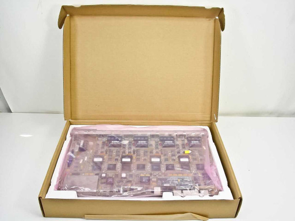 SynOptics 5378-F Quad Cluster Ethernet Host Board shown in open cardboard box in anti-static pink bag