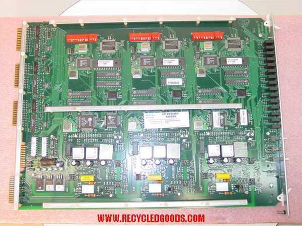 MultiTech MT2834MR modem board — top-down view showing full PCB with modem chipset ICs, memory chips, and edge connectors