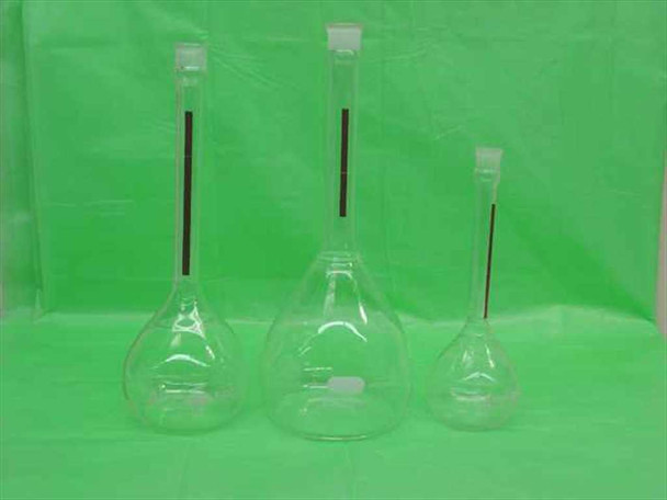 Pyrex / Kimax Flask Set 200ml 500ml Volumetric flasks