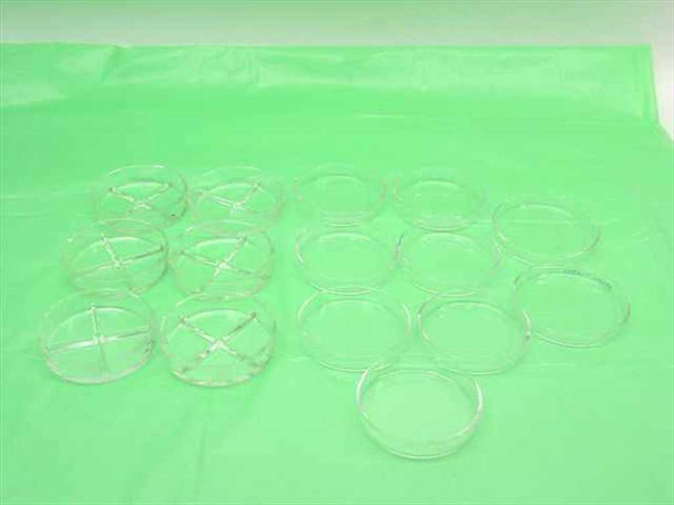 Pyrex Glass Various Petri Dishes