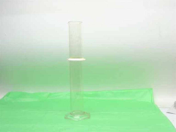 Pyrex 3024 1000ml glass graduated cylinder full view showing tall cylindrical body and hexagonal base