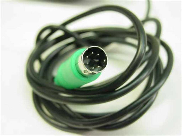 Close-up of the green PS/2 connector on the GE WK4903 mouse cable