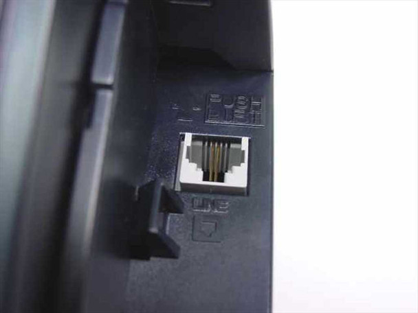 NEC DTU-8-1 — underside port detail showing RJ-style LINE jack labeled 'LINE'