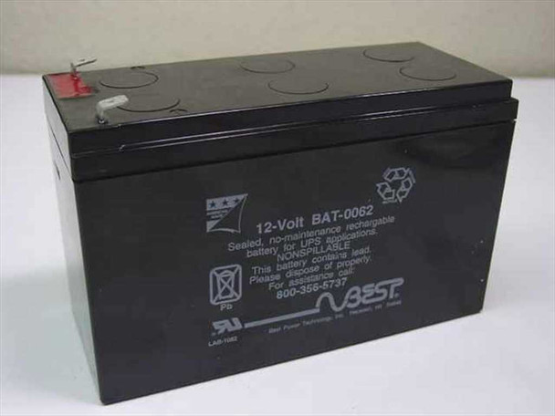 Best Power Technology BAT-0062 12-Volt sealed lead-acid replacement UPS battery — compatible battery type for the LI660VA Fortress (not included with unit)