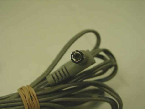 Close-up of the barrel plug connector end of the Panasonic KX-A17 AC adapter cable