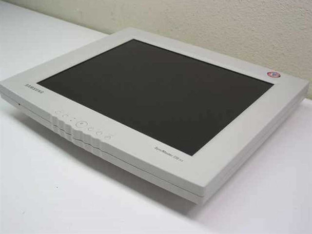 Samsung SyncMaster 770TFT 17-inch TFT LCD monitor — three-quarter front view showing bezel and front panel controls