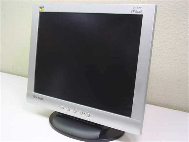 Viewsonic VA520 15" LCD Monitor - Cracked Screen, Parts Only