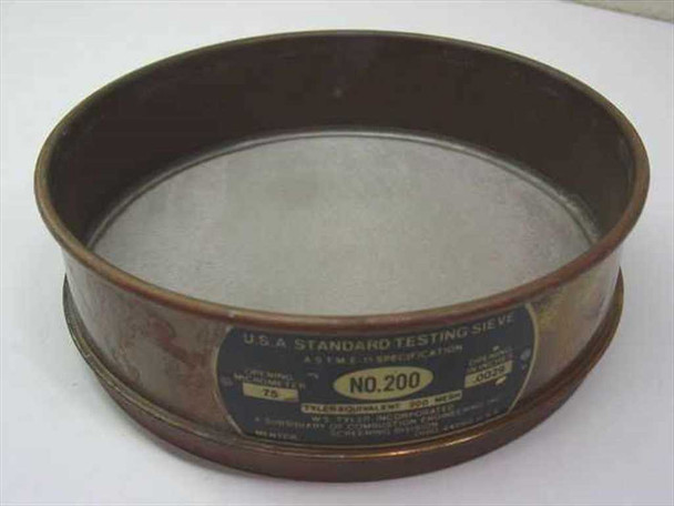 WS Tyler, Inc No. 200 USA Standard Testing Sieve