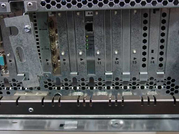 IBM 7026-H80 RS/6000 server rear expansion slots 7 through 14 showing remaining PCI slots, mix of populated and empty positions