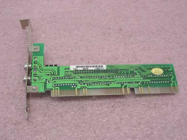 Future Domain IDE-16003 ISA controller card – solder side view showing PCB traces, two IDE connectors, and barcode sticker on bracket