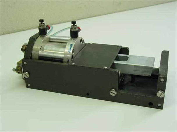 Aluminum 4x11x5 Fixture with Pneumatic Cylinder and Control Valves