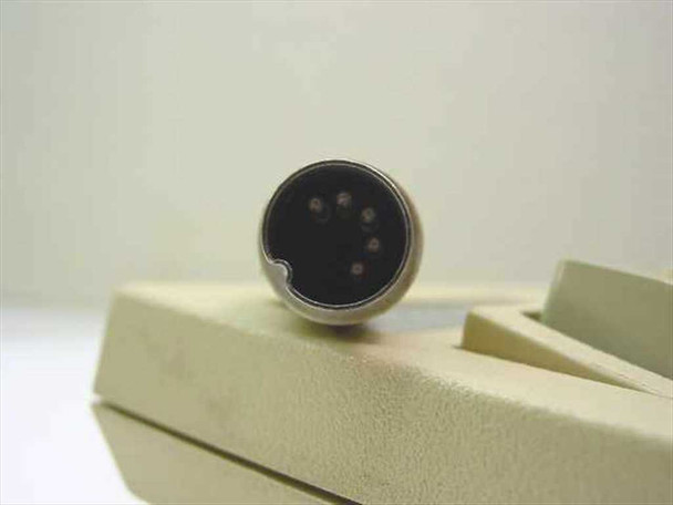Key Tronic KB101 AT keyboard — close-up of 5-pin DIN male connector end