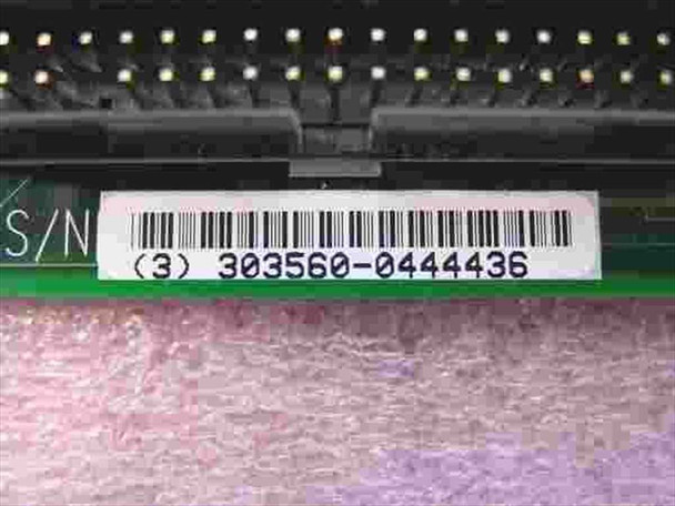 HP 303560 motherboard serial number label showing barcode and serial 303560-0444436