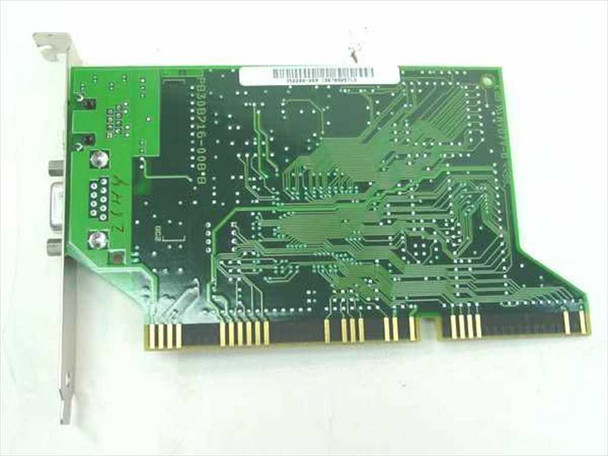 Intel 350200 ISA Token Ring NIC – solder side and ISA edge connector close-up