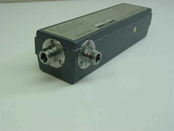 HP 774D Dual Directional Coupler – front-right angled view showing N-type connectors and gray aluminum housing