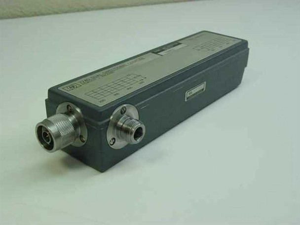 HP 774D Dual Directional Coupler – front-left angled view showing N-type main-line connectors on both ends and label on top
