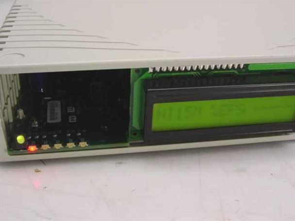 ADC Kentrox DataSmart 656 – close-up of front panel showing green LCD status display and indicator LEDs