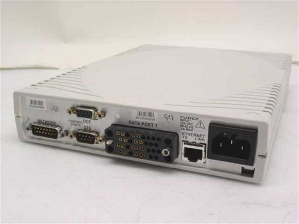 ADC Kentrox DataSmart 656 72656 – rear panel showing Network and Control DCE DB-25 ports, Data Port 1 connector block, Ethernet/LAN RJ-45 jack, and IEC AC power inlet