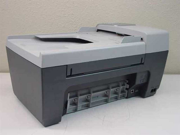 HP Officejet 5510 Q3434A right-rear view showing ADF top cover, right side panel, and open ink cartridge access door