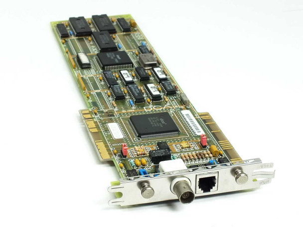 DCA IRMA III 005026 – angled top view showing full PCB layout with DCA controller and bracket connectors