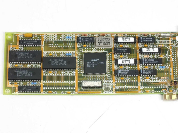 DCA IRMA III 005026 – far-end section of PCB showing Hyundai and other memory/logic chips