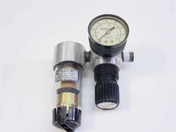 Master Pneumatic R-50-FD50 Compressed Air Filter Regulator !/4Npt Inlet/Outle