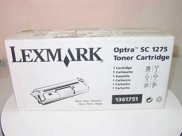Lexmark 1361751 Toner Cartridge Optra 1275 Black CRT