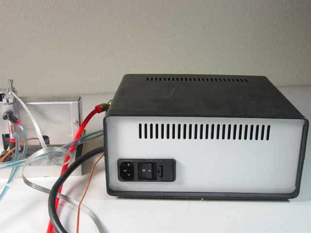 Rear panel of Omega CN4400 controller enclosure showing IEC AC power inlet and power switch with ventilation slots