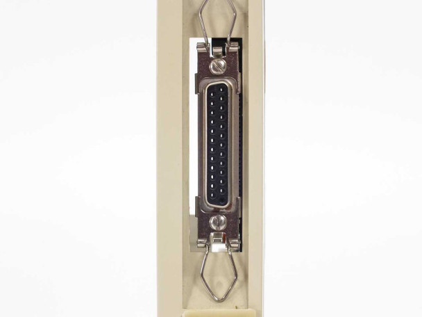 Sharp JW-20CM – close-up of DB-25 (D-Sub 25-pin) network interface connector