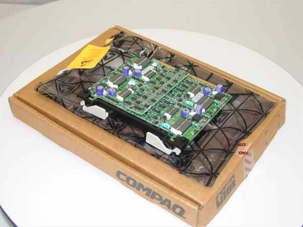 Compaq 303990-001 ProLiant 6400R Redundant Processor Power Module shown in original Compaq open box with anti-static packaging