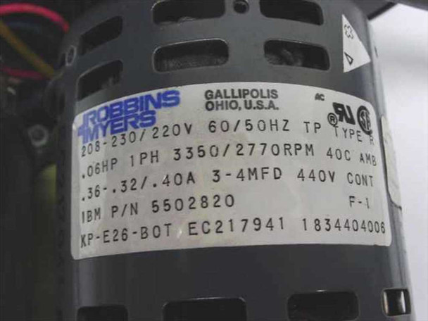 Robbins Myers Fan Dual Squirrel Cage Blower