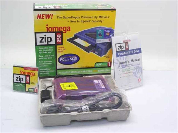 Iomega Z250S 250MB External SCSI Drive for MAC