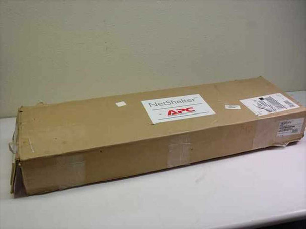 APC AR8111 Stabilizer Plate Kit in original APC NetShelter branded cardboard shipping box