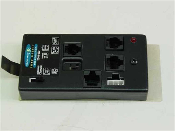 CMI 2040-002 Snap Module — bottom port face showing multiple RJ-style modular jacks, LED indicators, and CMI snap module label