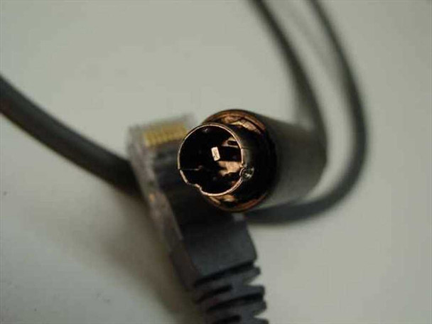 Intermec Magscan Wedge Adapter Cable – close-up of PS/2 mini-DIN female connector end