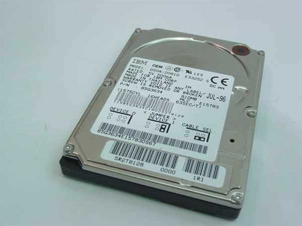 IBM 810MB 2.5" Laptop Hard Drive DSOA-20810 HDD (85G3634)