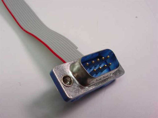 DB9 9-pin male connector on ribbon cable included with 360 Systems RC-210/220 Remote Control Card