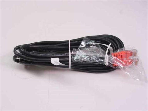 Polycom 08343-001 12 Ft LAN wall jack cable RJ-45 to RJ-45, Orange