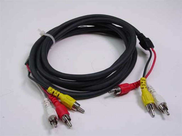 Polycom 08412-001 8Ft VCR, RCA Composite Cable