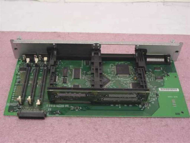 HP C3974-60001 LaserJet 5000 Formatter PCB – top component side showing main controller chip and SIMM expansion slots