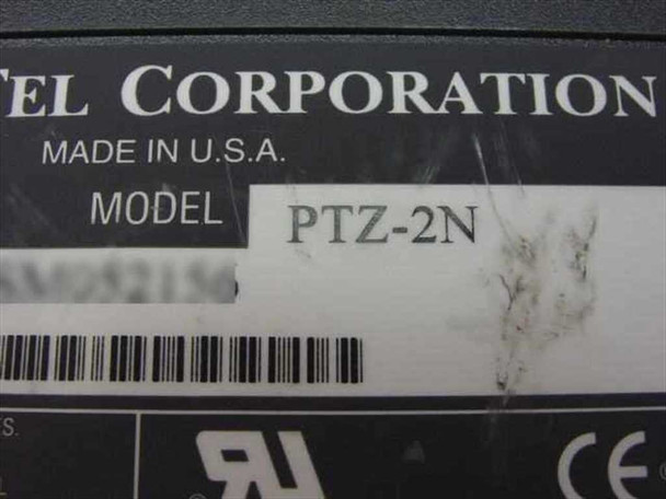 PictureTel PTZ-2N label plate showing model number PTZ-2N, Made in U.S.A., UL and CE marks