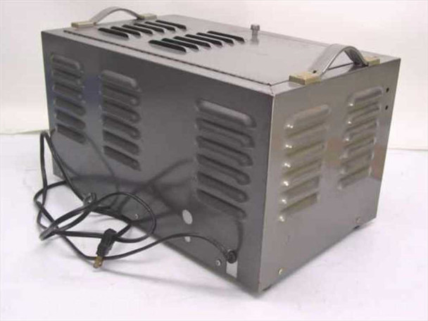 B&K 1076 Television Analyst rear and side view showing vented metal chassis and attached power cord